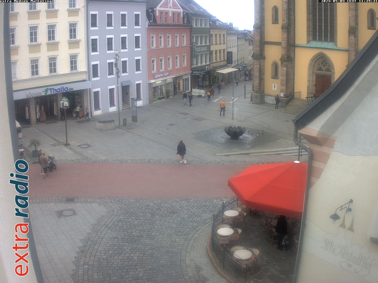 Webcam Hof Altstadt - Webcam Hof Altstadt in der ErlebnisRegion Fichtelgebirge